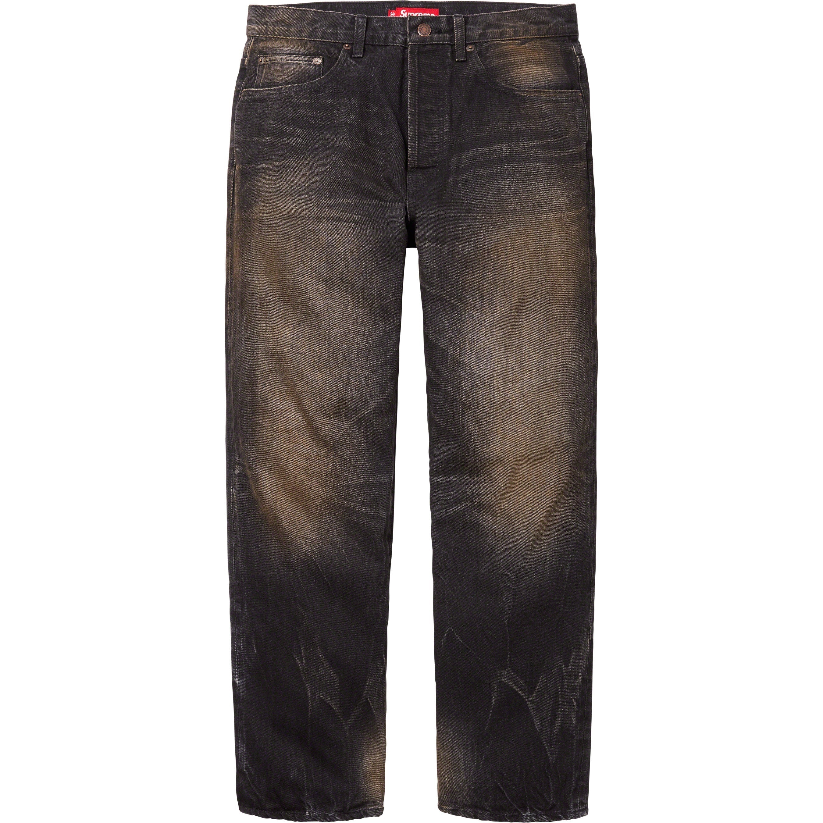 Distressed Loose Fit Selvedge Jean view 3